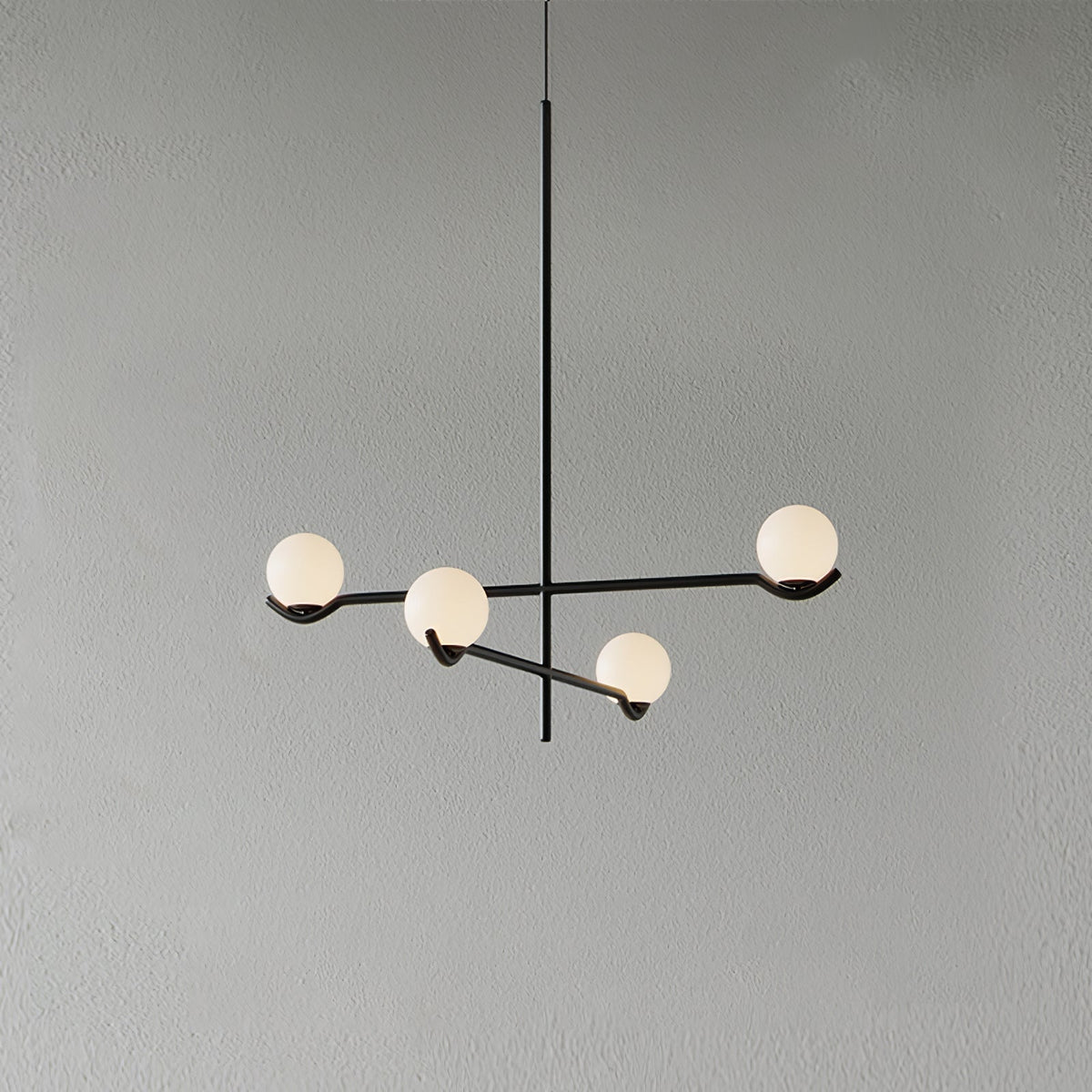 White Bubble Design Glass Pendant Light