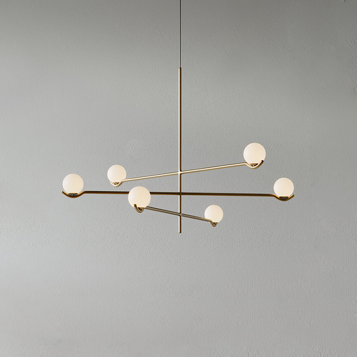 White Bubble Design Glass Pendant Light