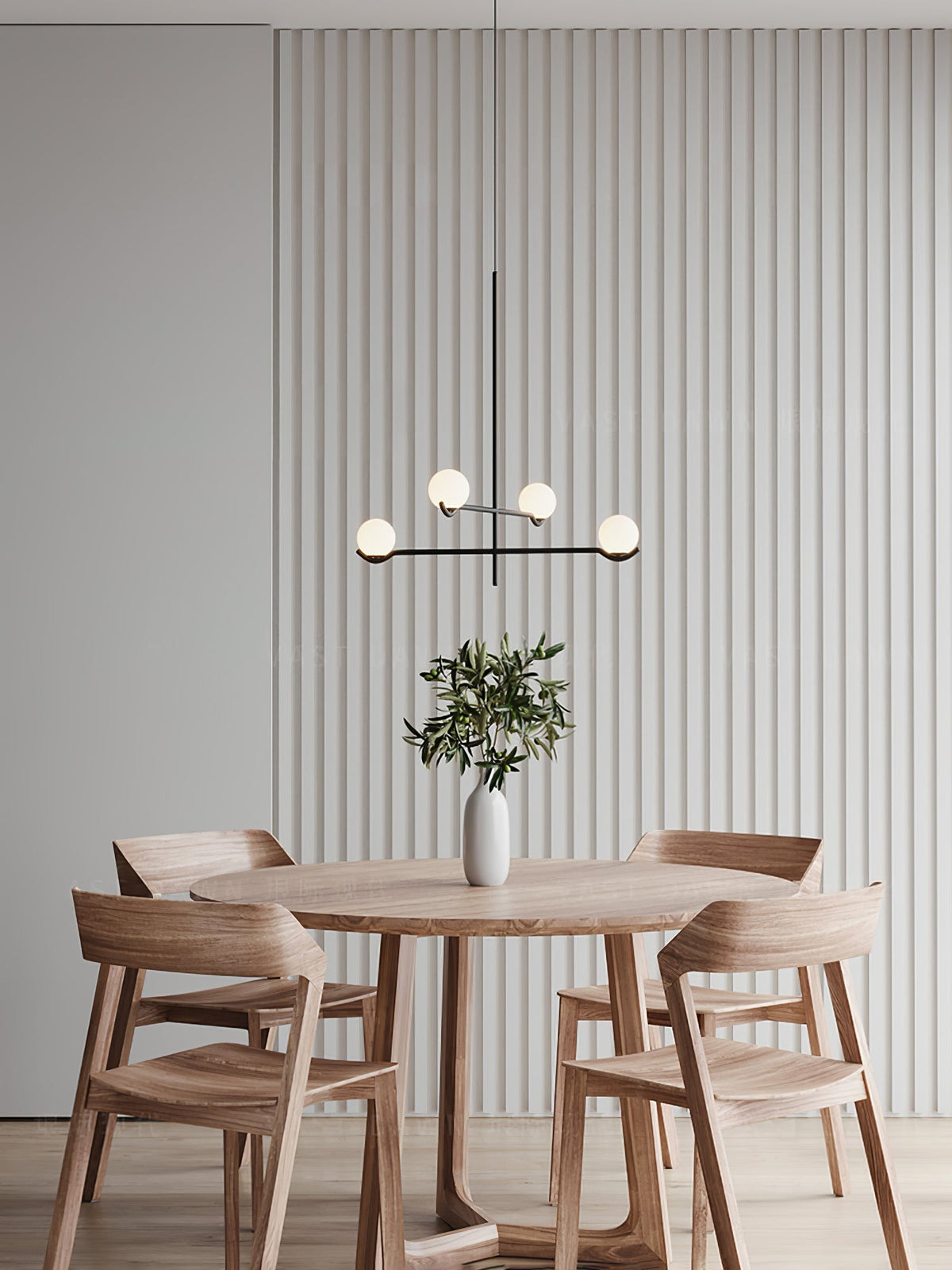 White Bubble Design Glass Pendant Light