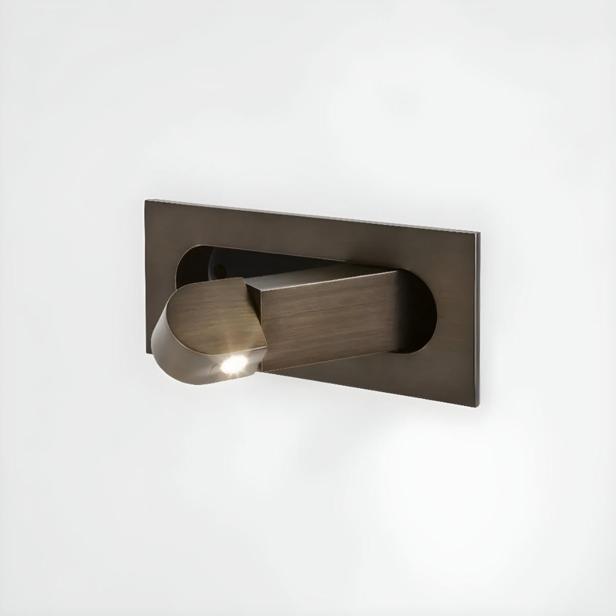Bedside Reading Light With Embedded Adjustable Head