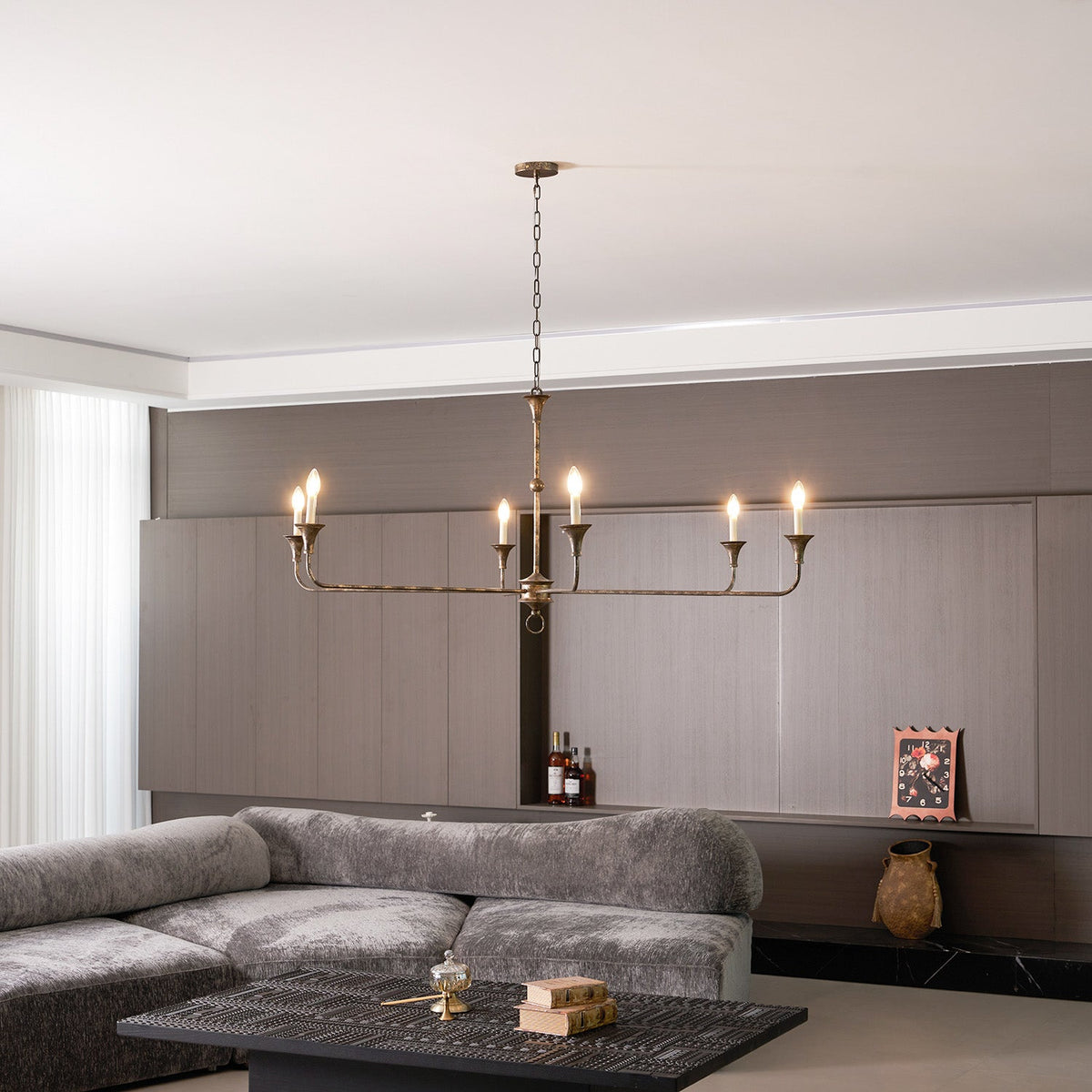 Unity Classic Vintage European Style Mid-century Bronze Chandelier