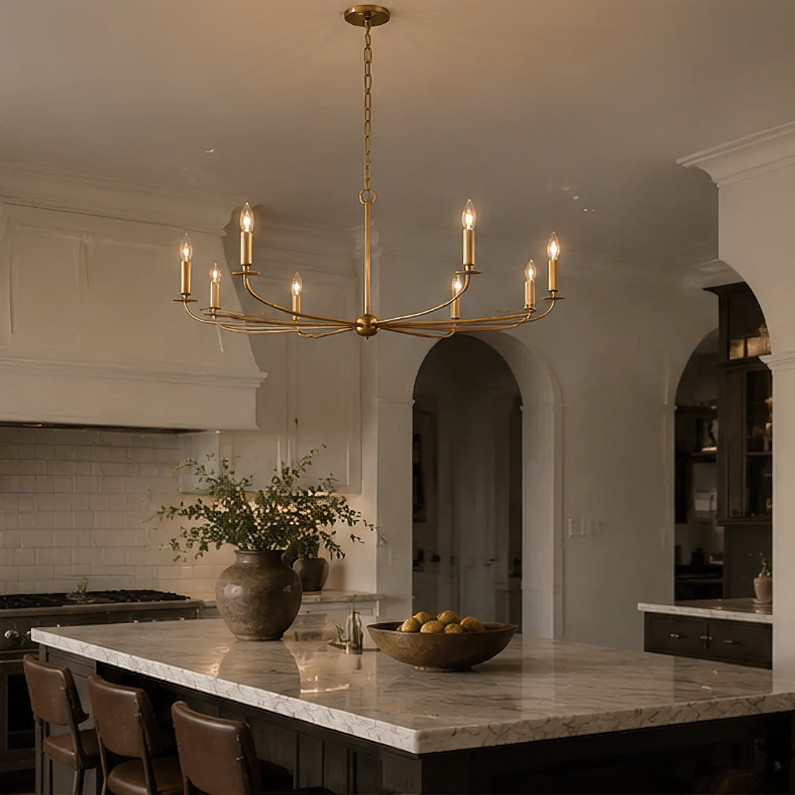 Grand Candle-style Farmhouse Chandelier