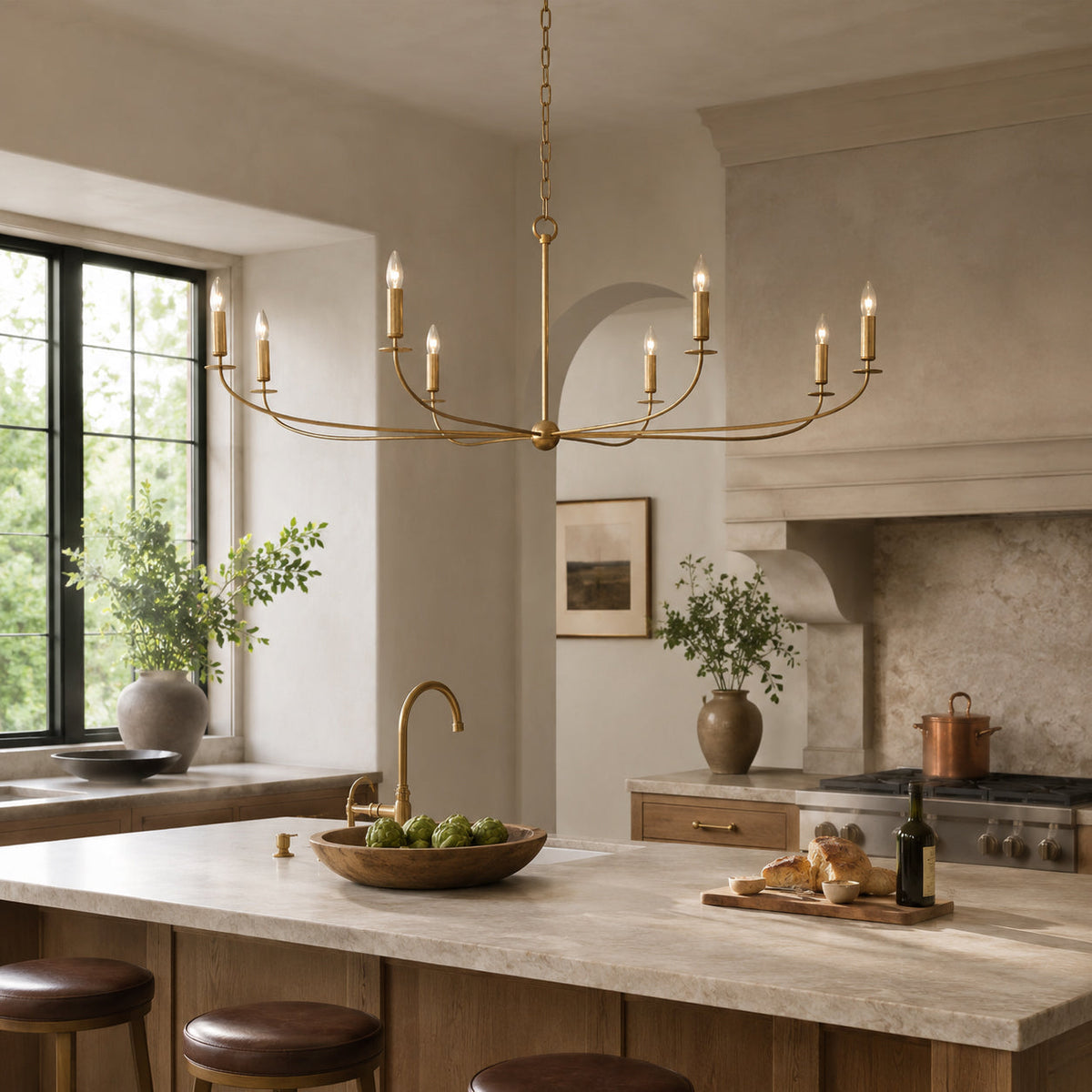 Grand Candle-style Farmhouse Chandelier