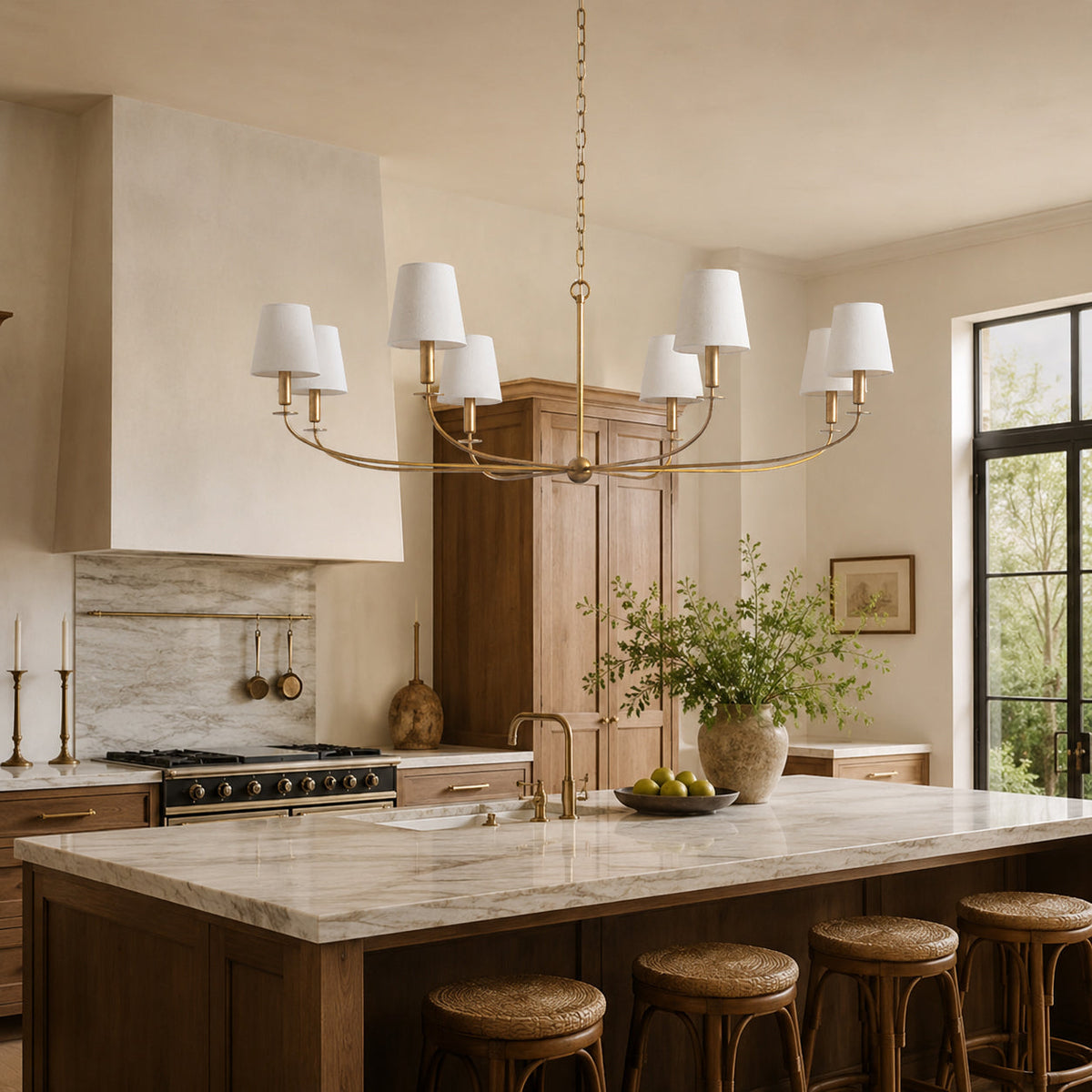 Grand Candle-style Farmhouse Chandelier
