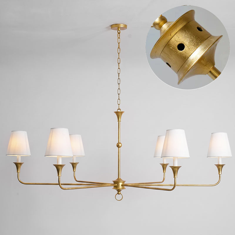 Unity Classic Vintage European Style Mid-century Bronze Chandelier