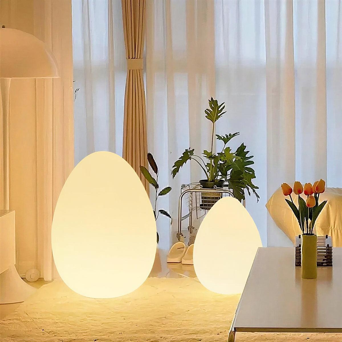 Egg-Shaped Floor Lamp
