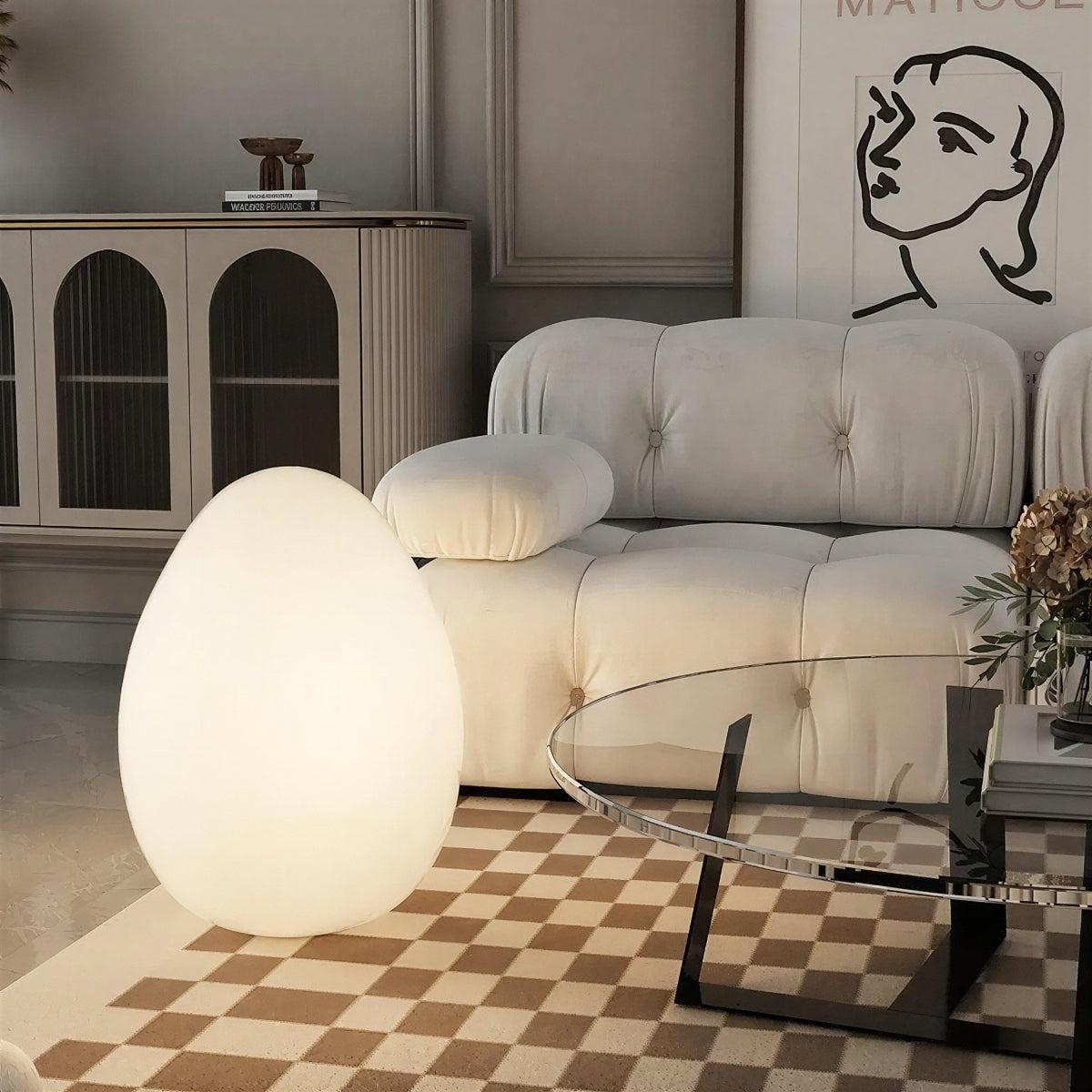 Egg-Shaped Floor Lamp
