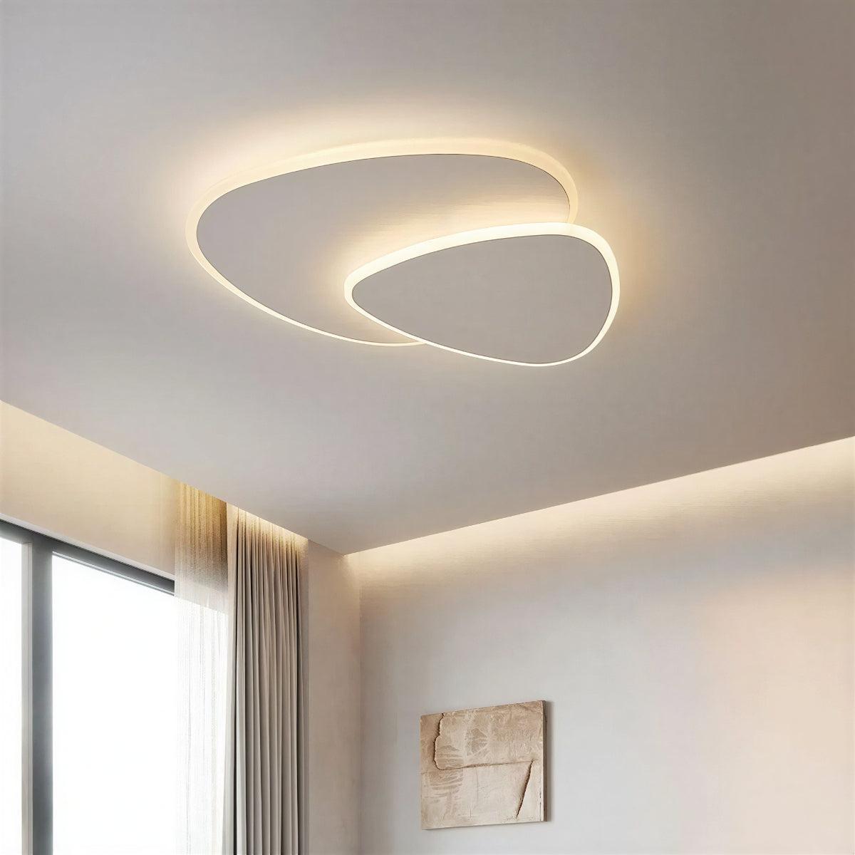 Guitar Pick Styled Modern Flush Mount Ceiling Light