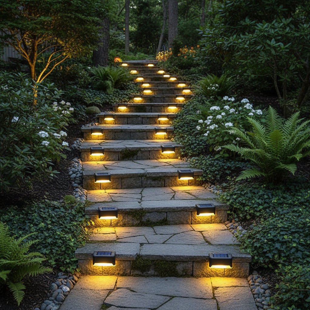 Solar-Powered LED Wall Light for Garden and Patio