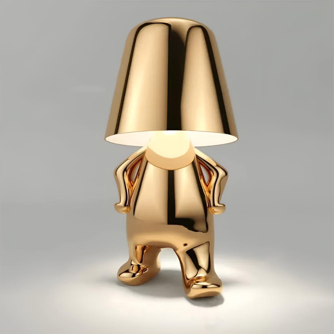 Modern Cordless Person Table Lamp With Dimmable LED Light