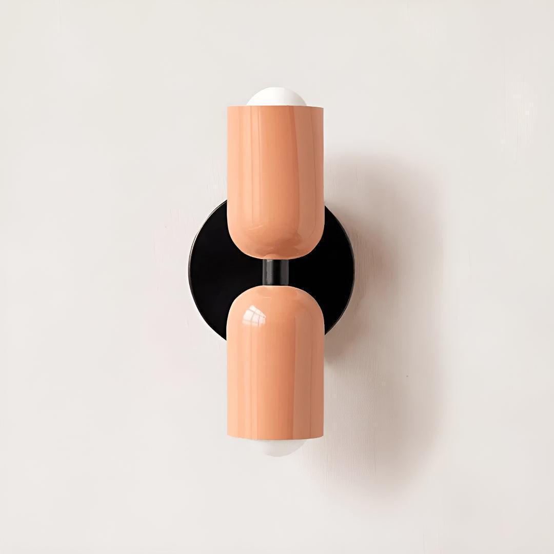 Modern Double Wall Sconce Lighting with Up and Down Glow