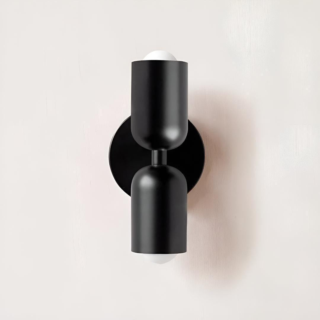Modern Double Wall Sconce Lighting with Up and Down Glow