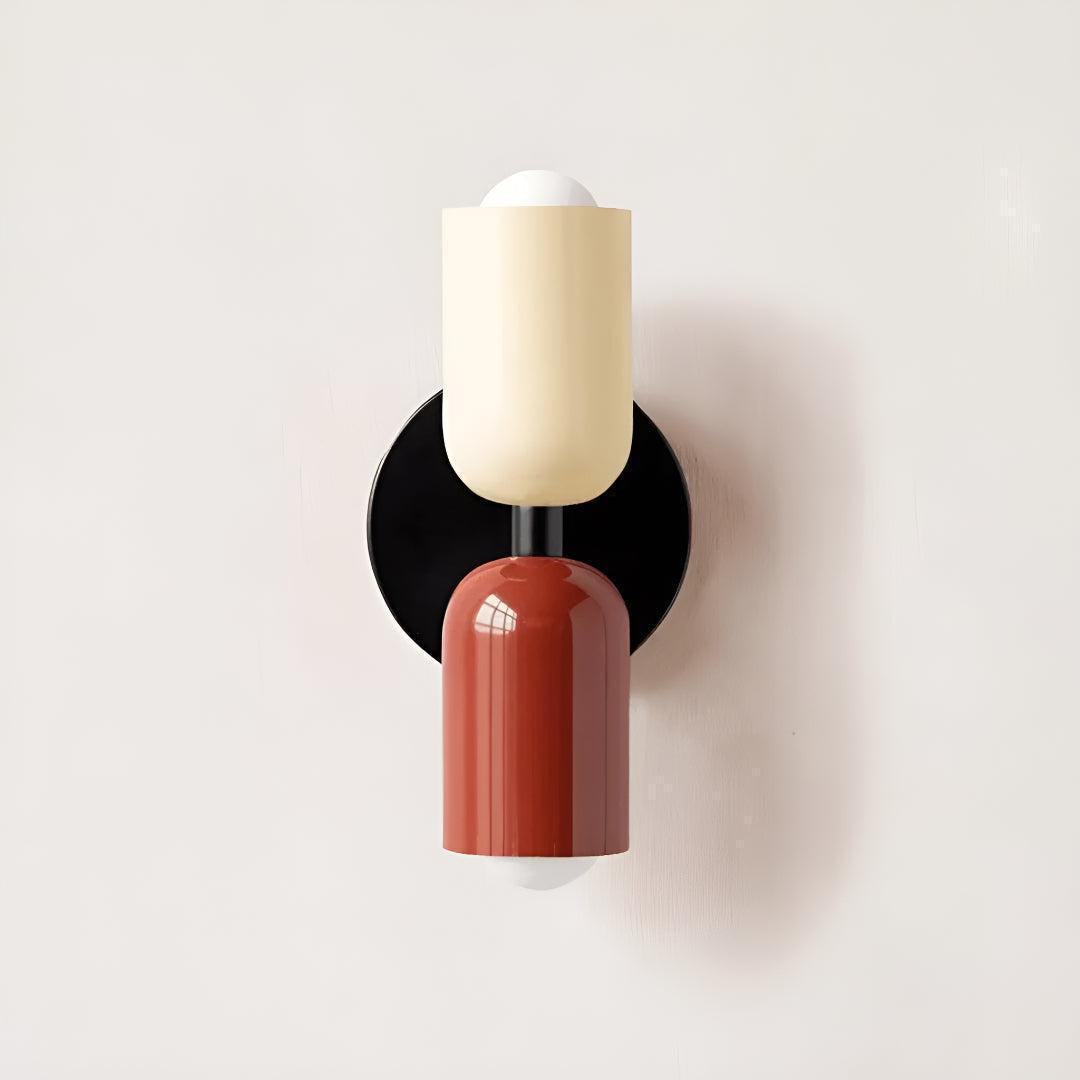 Modern Double Wall Sconce Lighting with Up and Down Glow