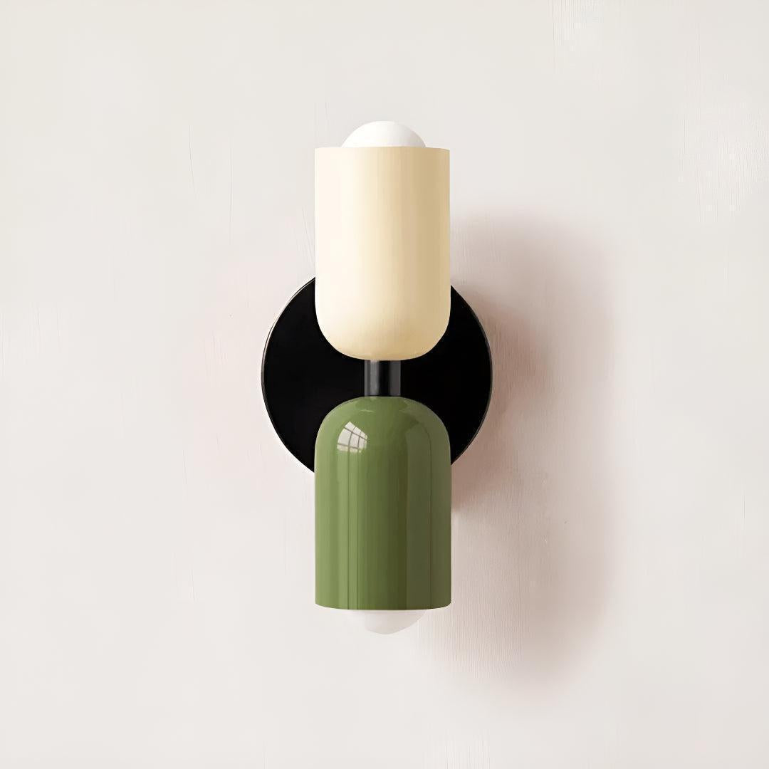 Modern Double Wall Sconce Lighting with Up and Down Glow