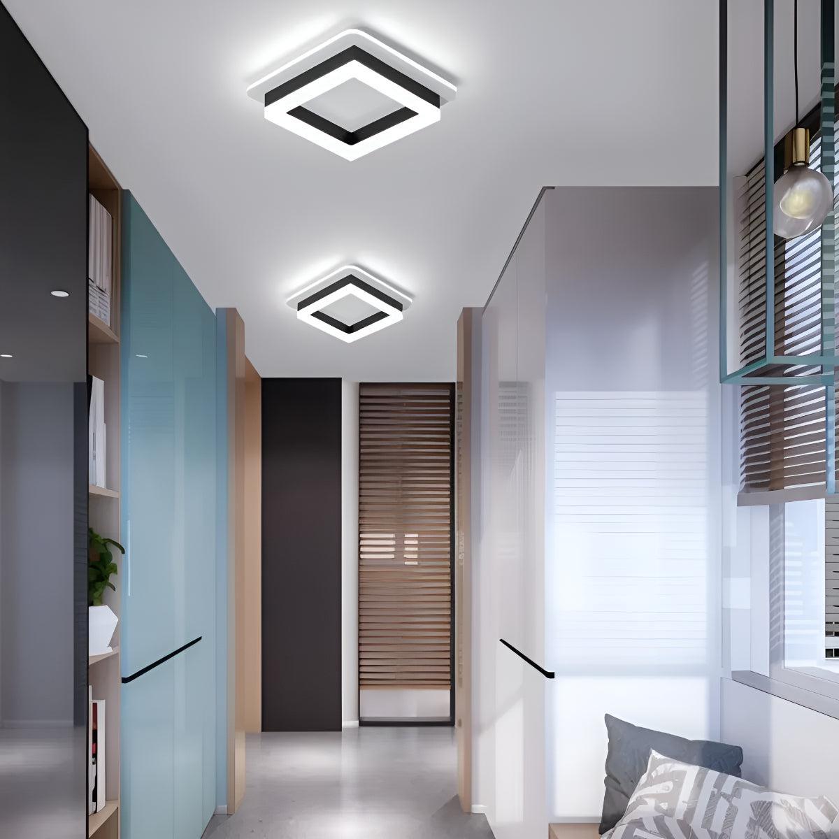 Modern Flush Mount Square Ceiling Light Fixture