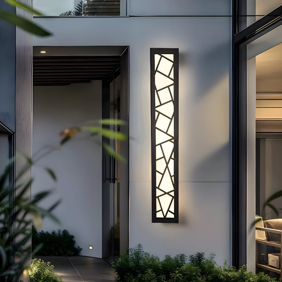 Modern Outdoor Wall Light Bar for Patio and Garden with Lamp