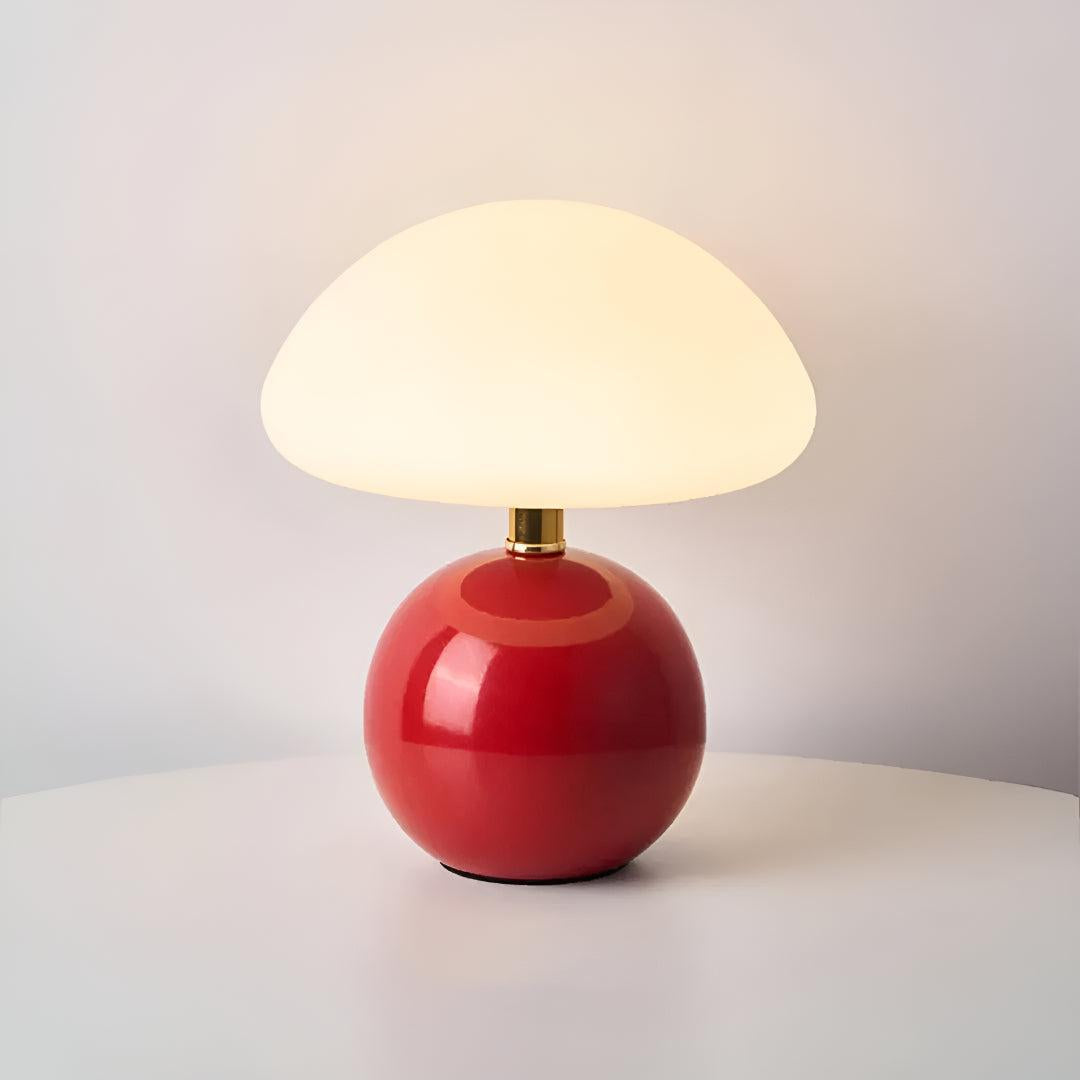 Modern Scandinavian Mushroom Cloud LED Desk and Table Lamp With 3 Modes