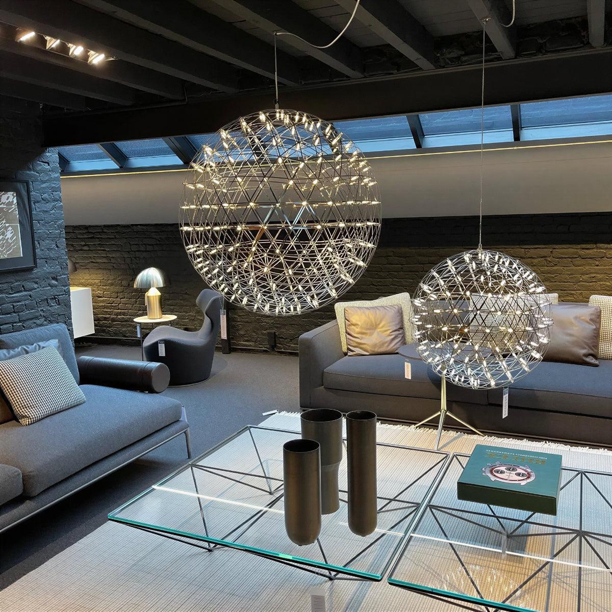Modern Sphere Chandelier Light Fixture With Globe Style