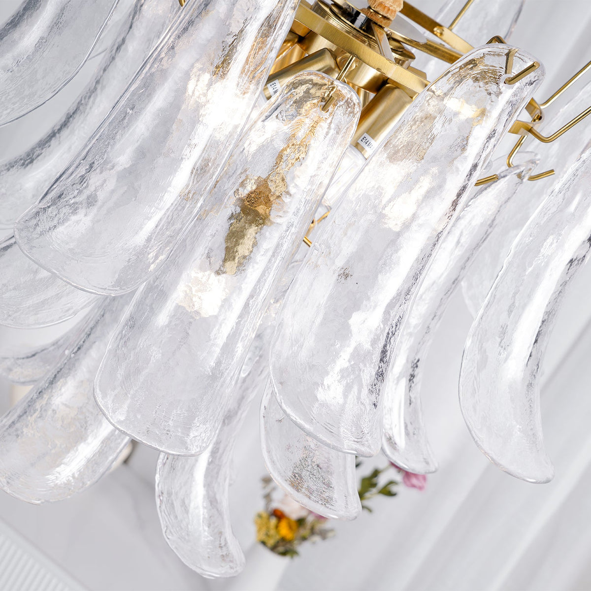 Murano Petal Chandelier