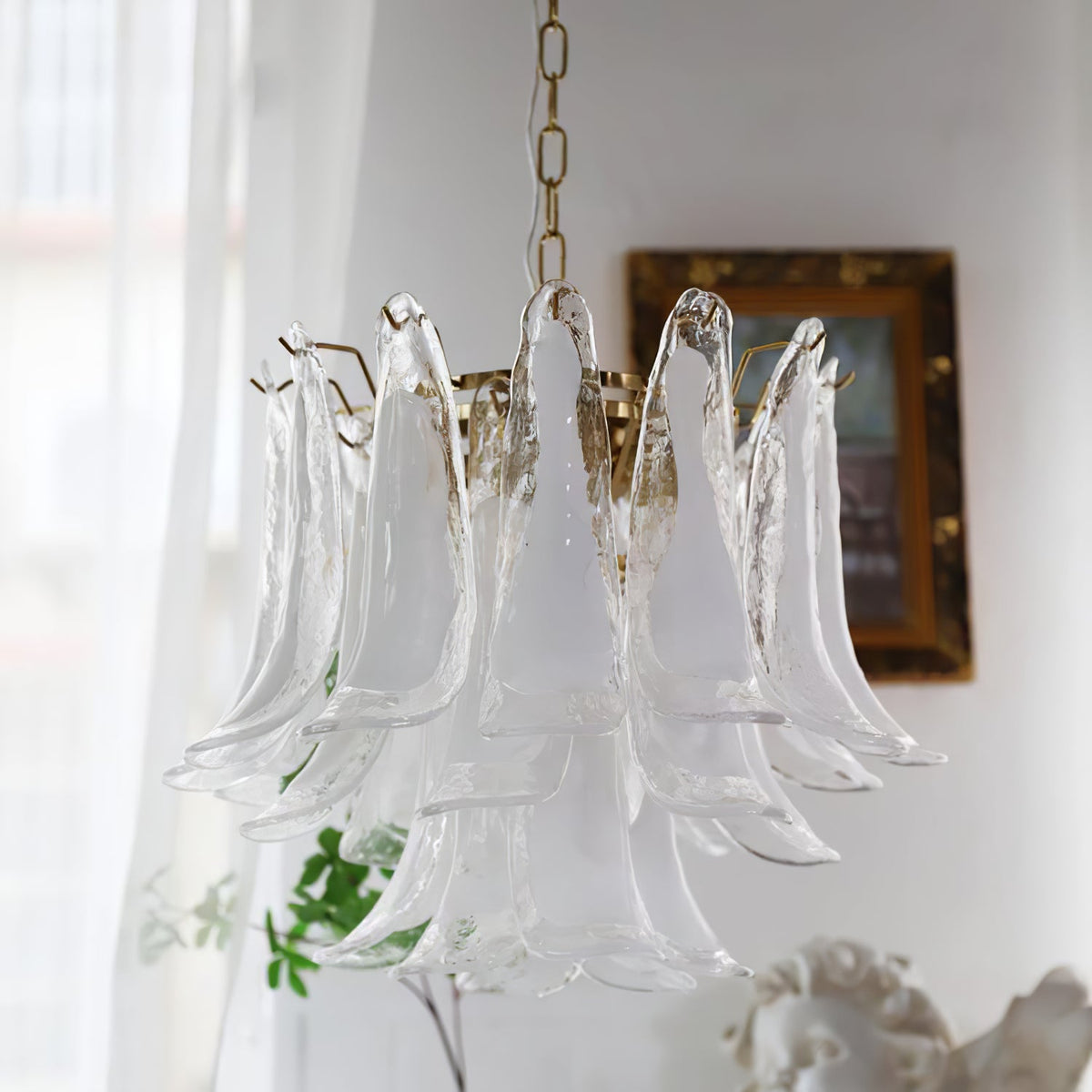 Murano Petal Chandelier