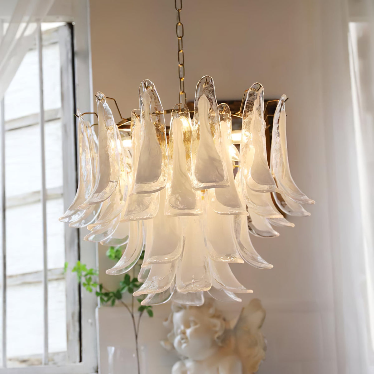 Murano Petal Chandelier