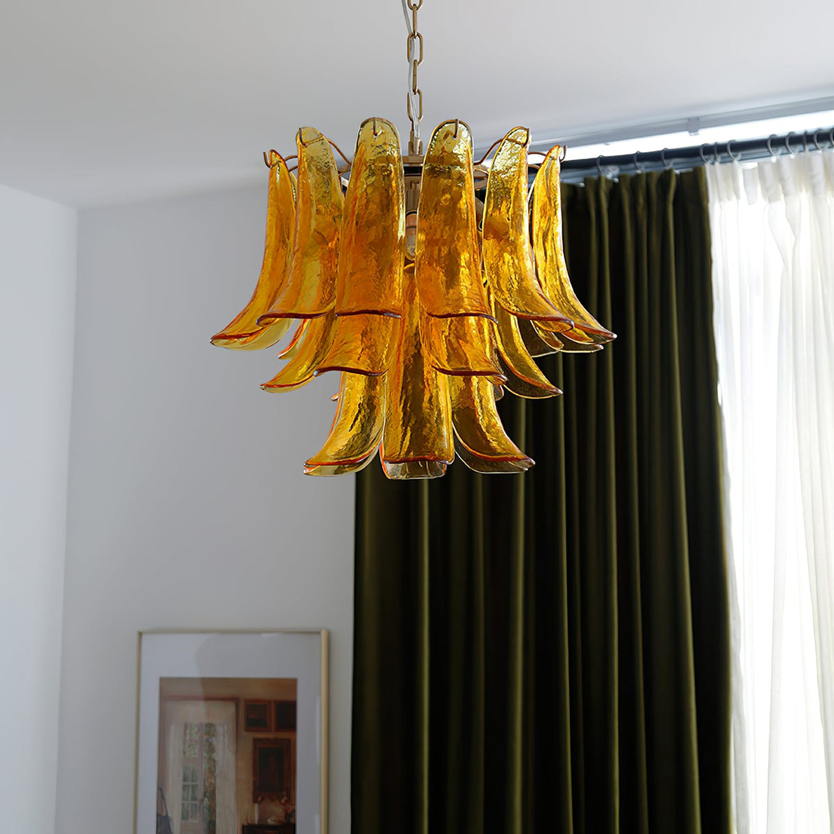 Murano Petal Chandelier