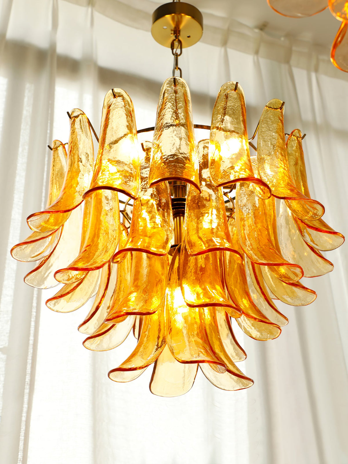 Murano Petal Chandelier