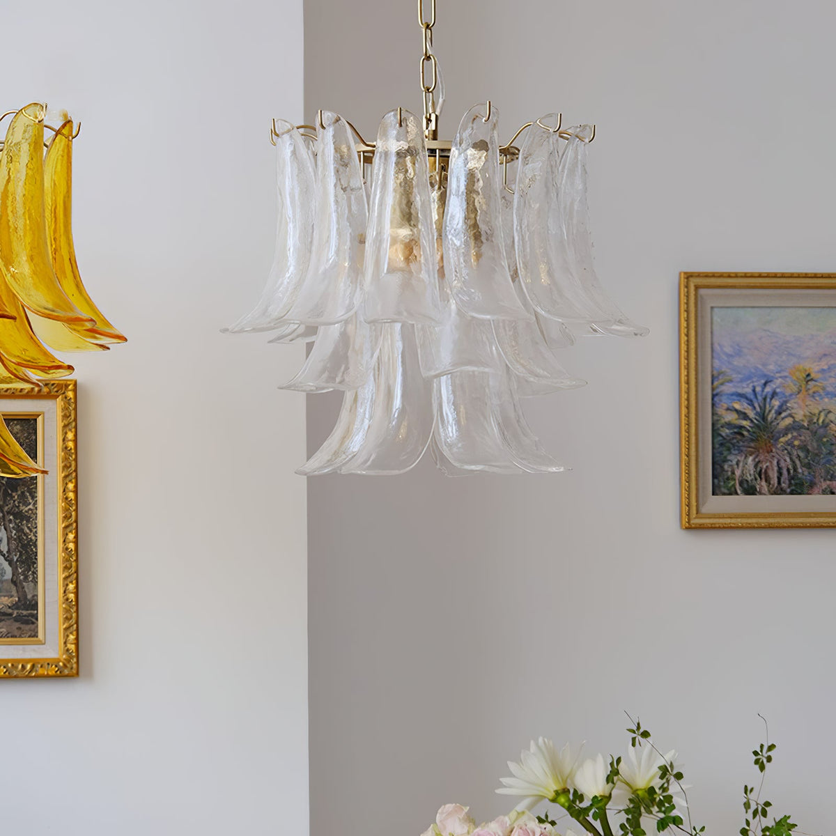 Murano Petal Chandelier