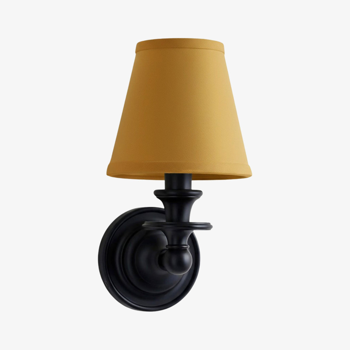 Drum Shade Wall Sconce – Fabric Sconce Light for Cozy Cottage Lighting