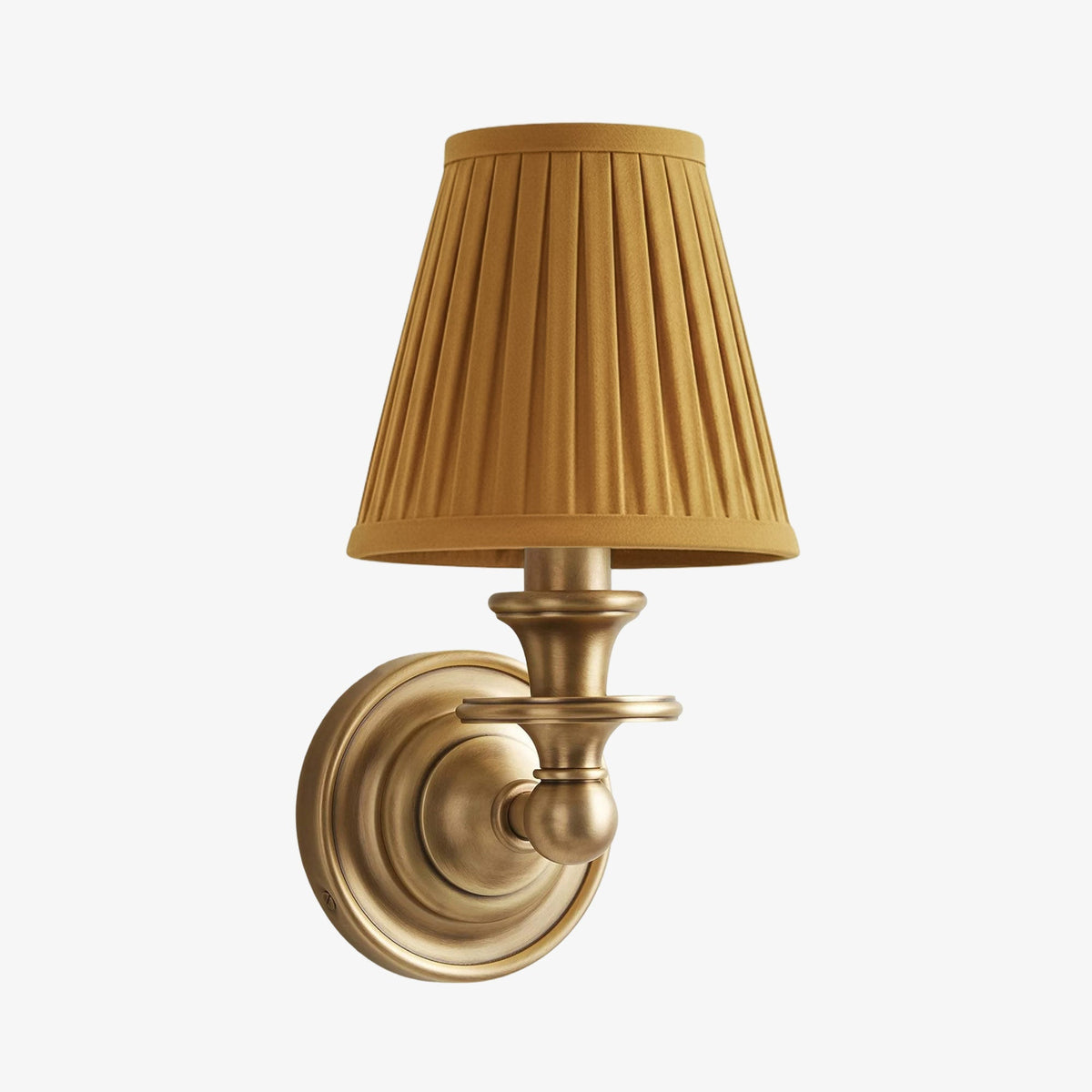 Drum Shade Wall Sconce – Fabric Sconce Light for Cozy Cottage Lighting