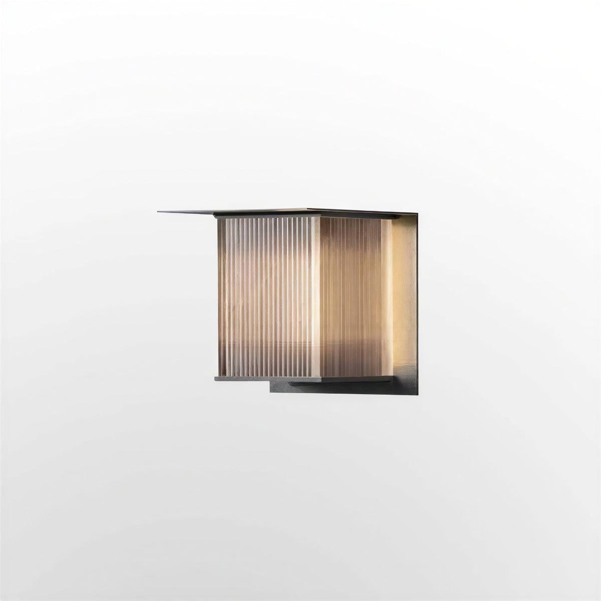 Outdoor Rectangular Box Wall Light for Porch and Patio Use