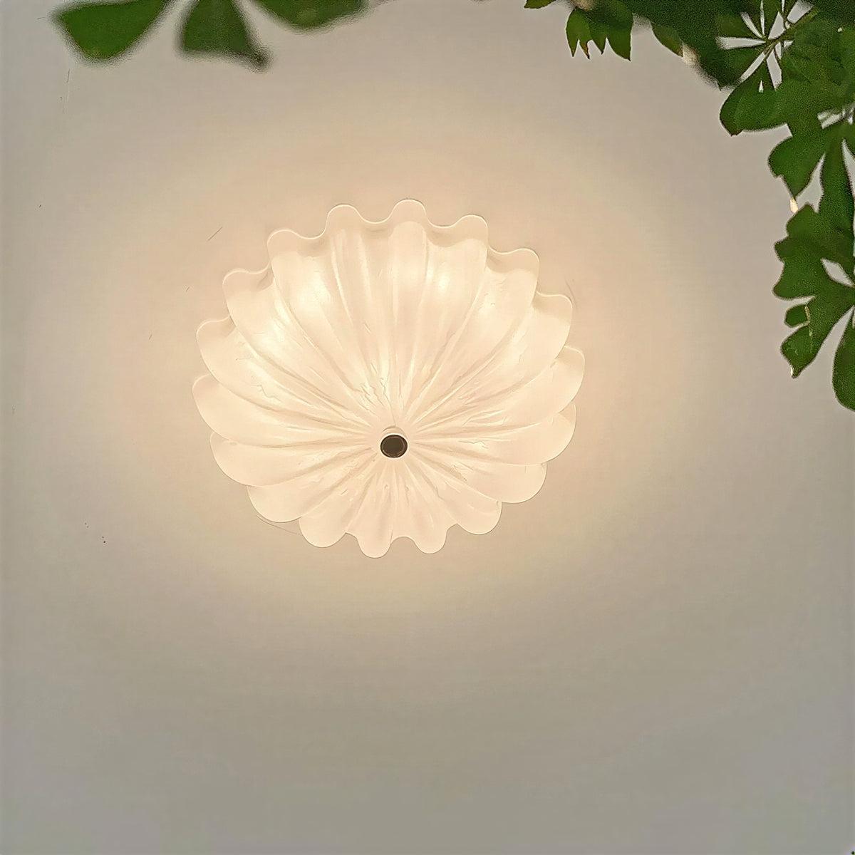 Petal Design Flush Mount Ceiling Light Fixture