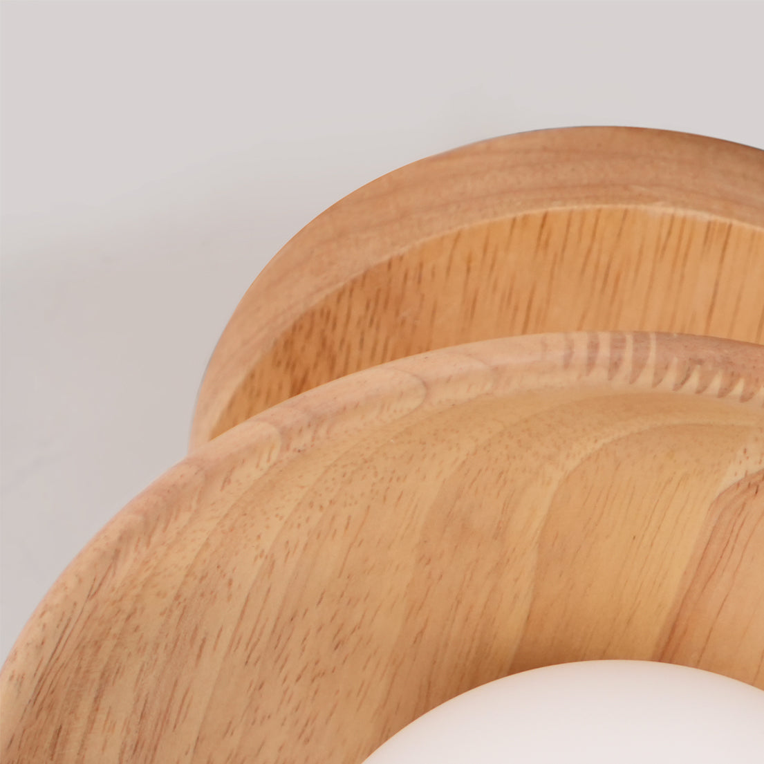 Natural Ash Wood Ceiling Light