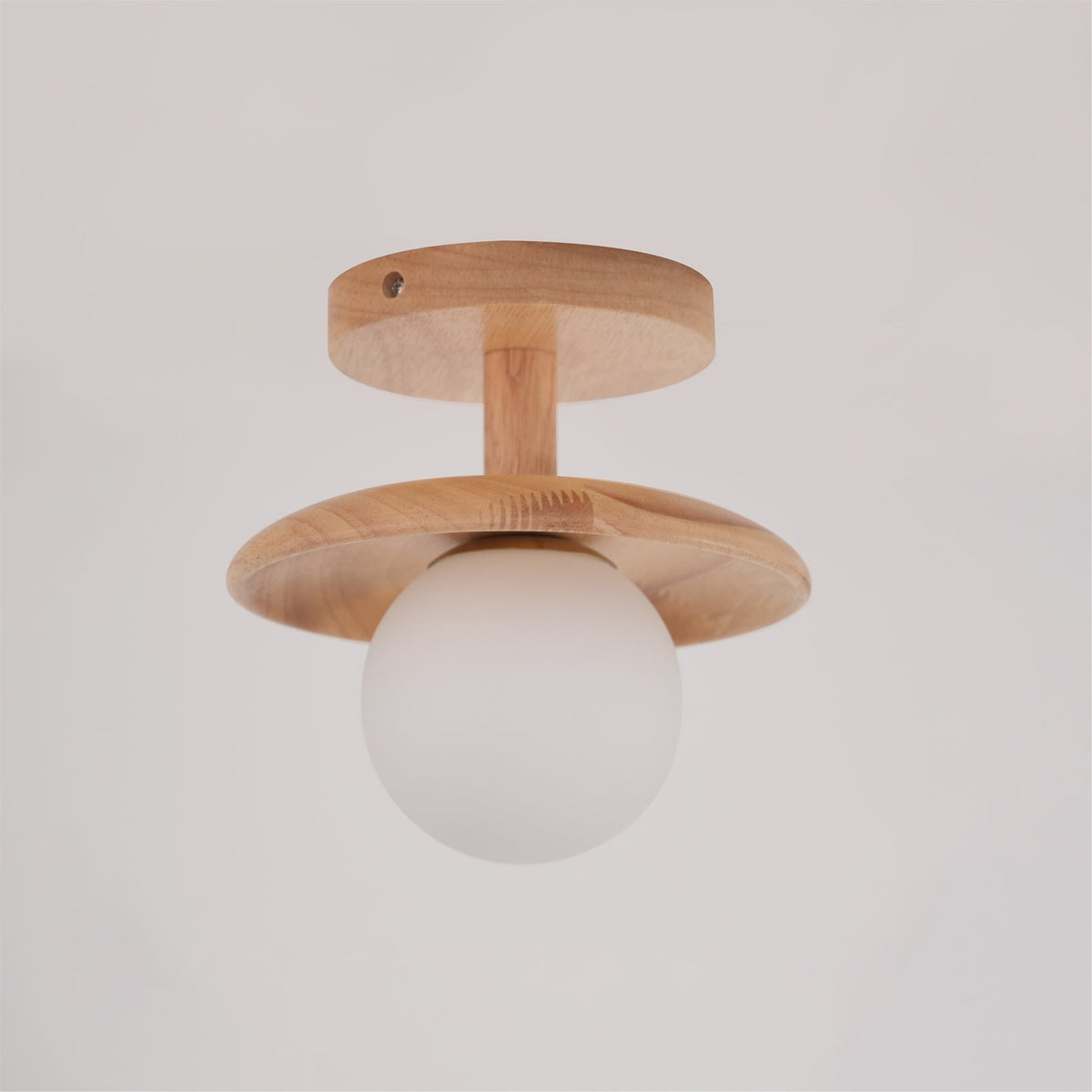 Natural Ash Wood Ceiling Light