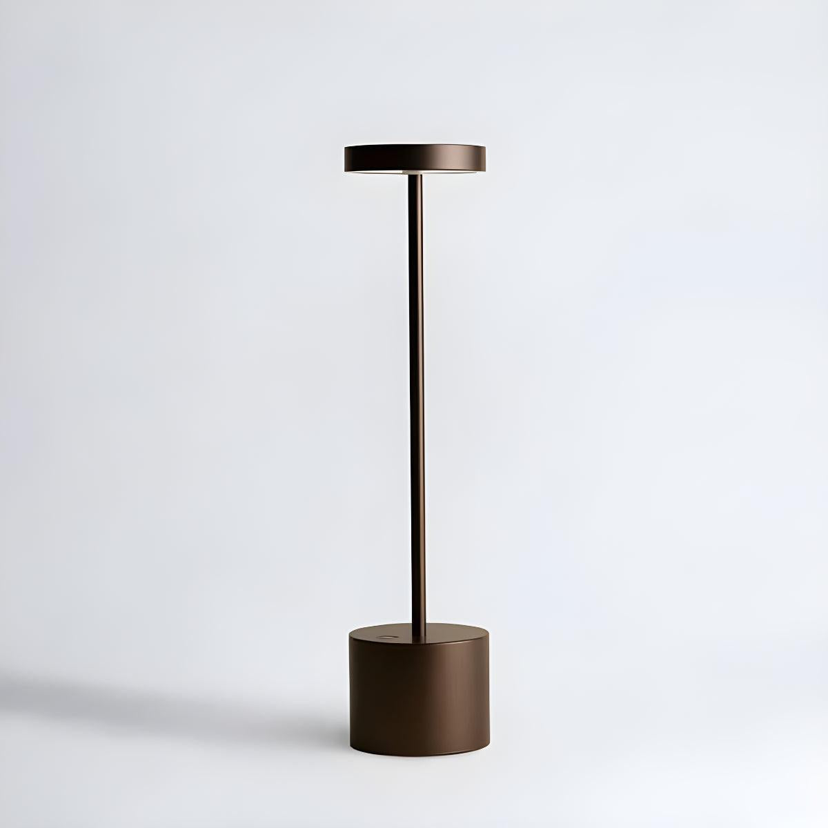 Portable Rechargeable Cordless Table Lamp For Restaurant With Touch Dimming Technology