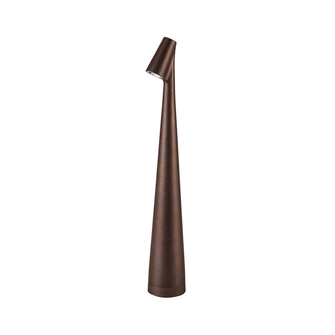 Cone Shaped Table Lamp Modern LED Dimmable Metal Light