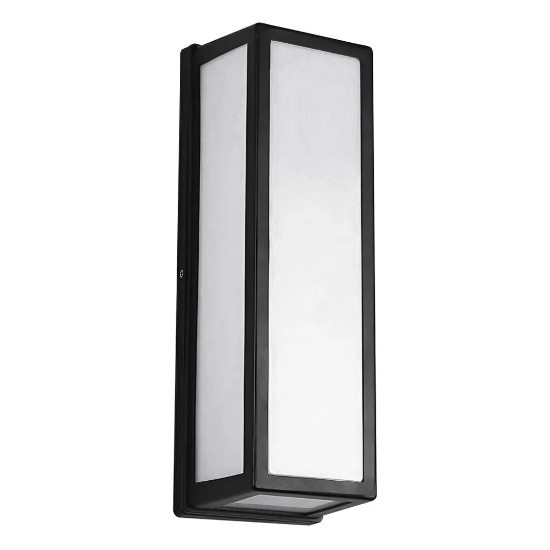 Contemporary Outdoor Wall Light Black LED Waterproof Light