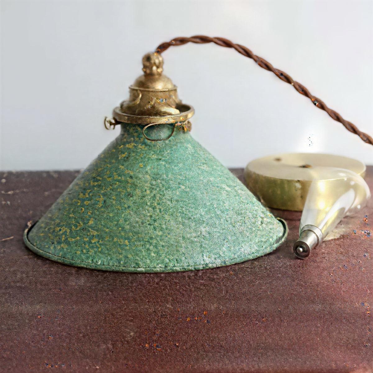 Rustic Kitchen Island Pendant Light With Cone Lamp Design