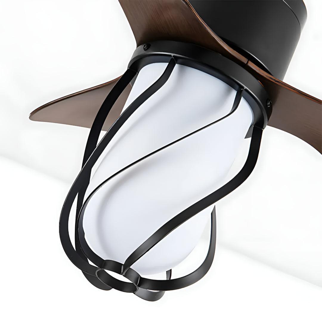 Stylish Vintage Ceiling Fan Light With Remote Control