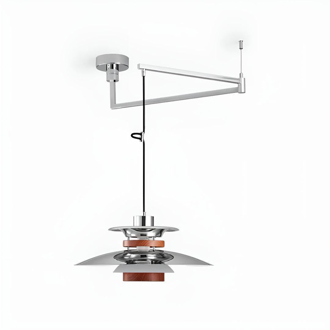 Swing Arm Hanging Dining Room Pendant Light Fixture