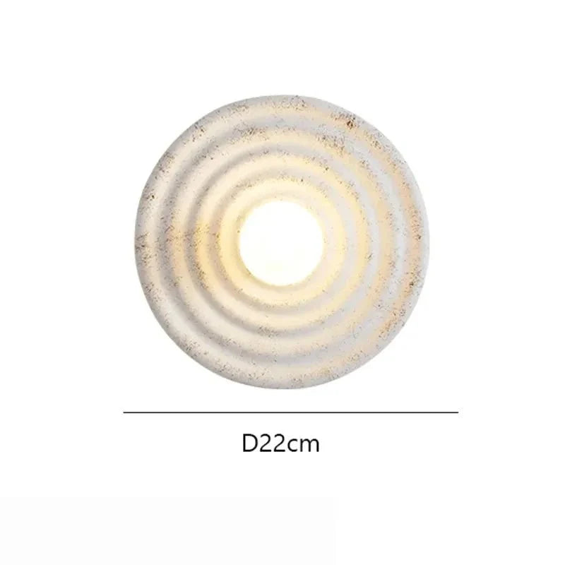 Wabi-Sabi Ceramic LED Wall Lamp