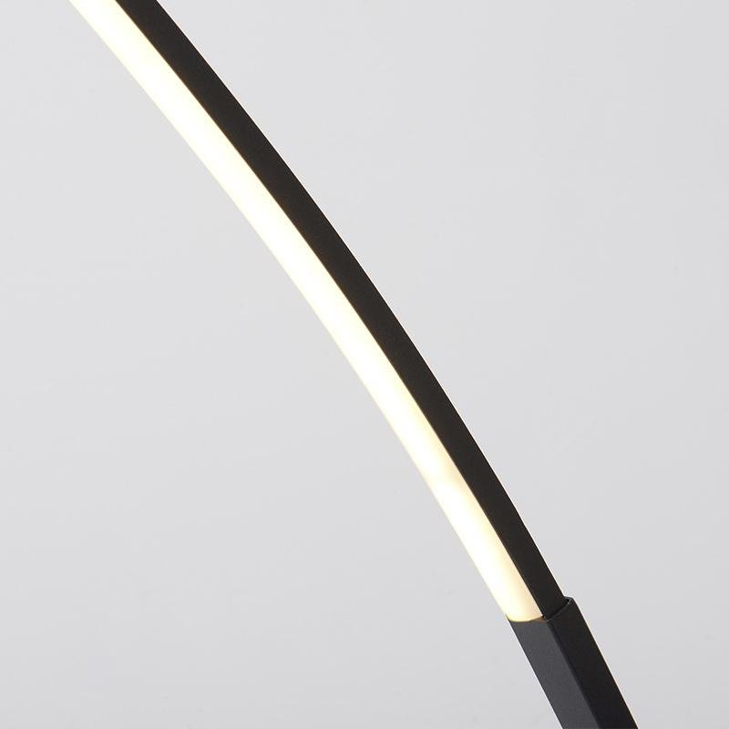 Arcing Floor Lamps Modern Remote Control Aluminum LED Lamp