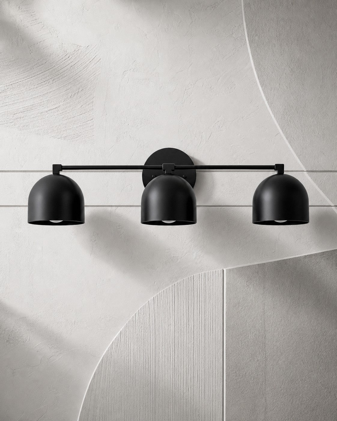 Dome Vanity Wall Light – Mid-Century Fixture for Bathroom