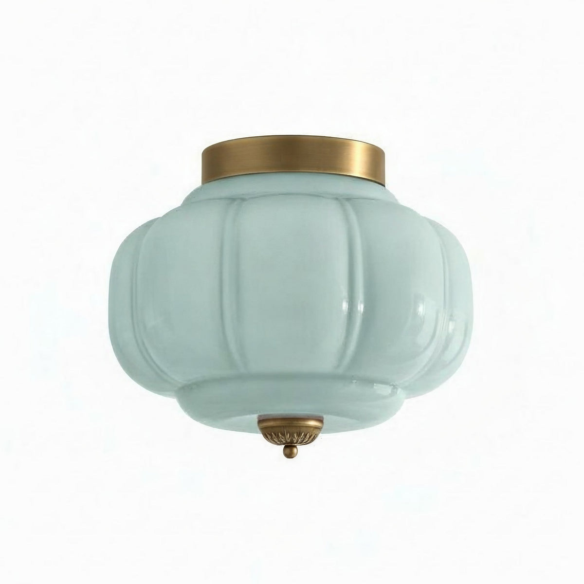 Retro Milk Semi Flush Mount Eloise Ceiling Light