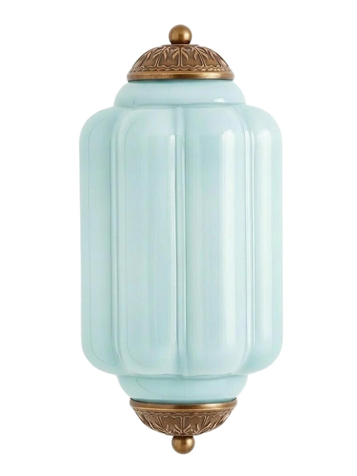 Vintage Milk Glass Flush Eloise Wall Sconce for Bedside Hallway