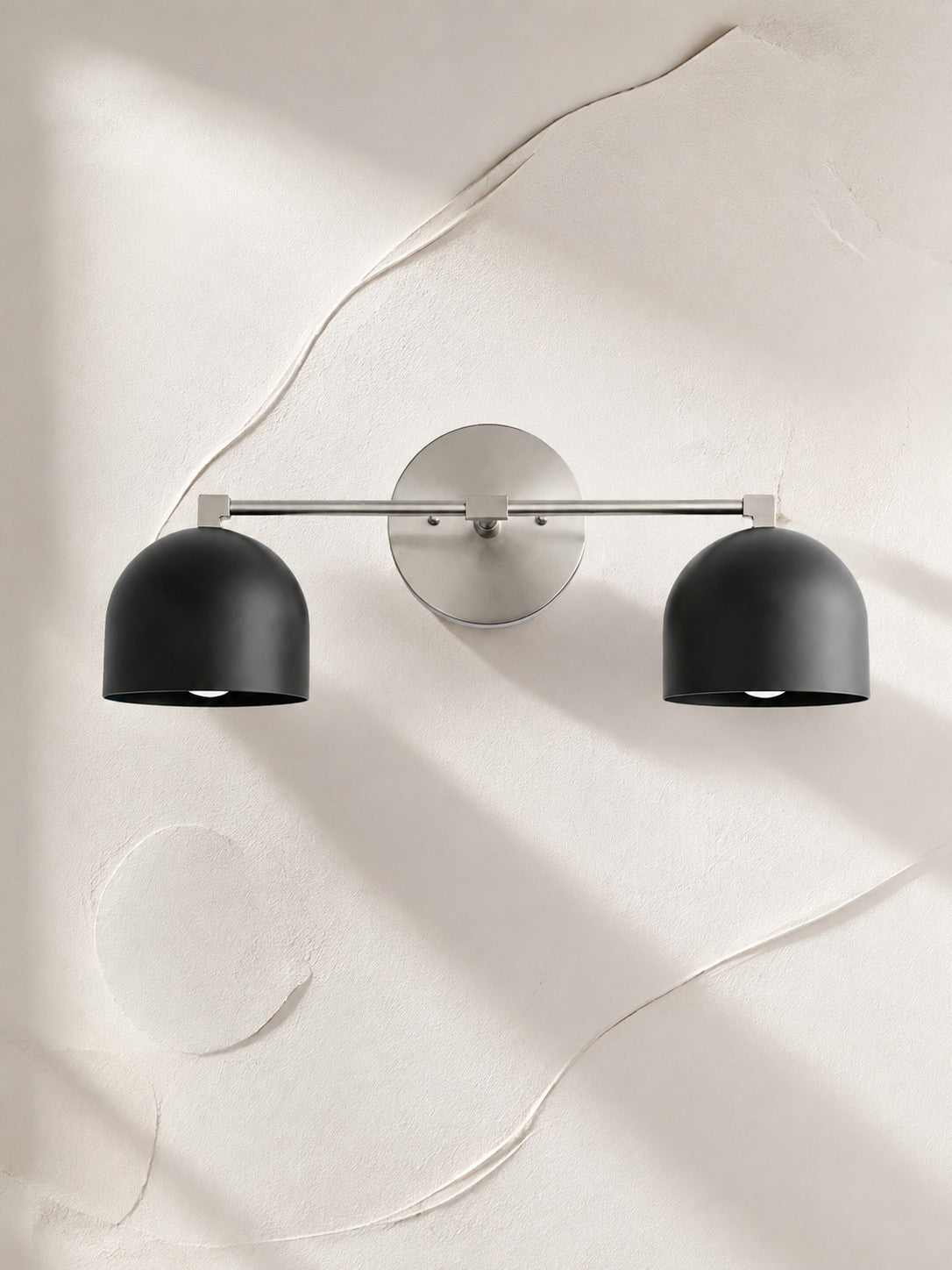 Dome Vanity Wall Light – Mid-Century Fixture for Bathroom