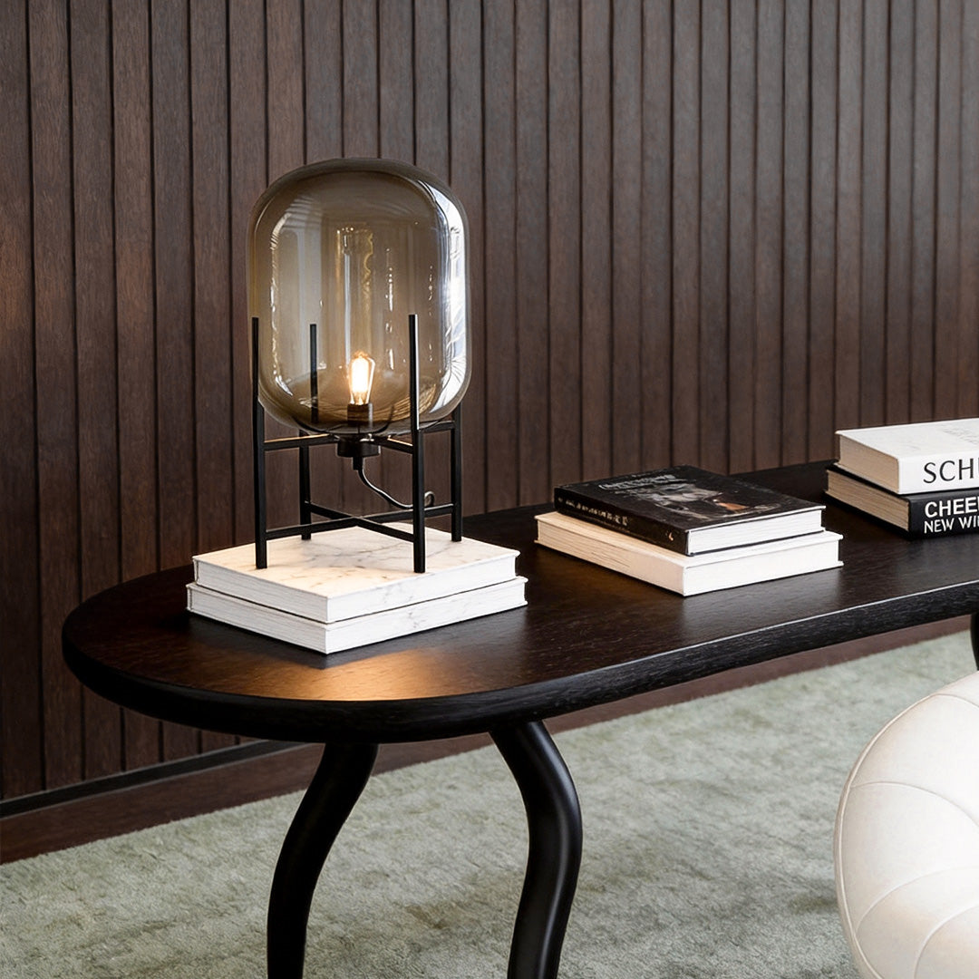 Bubble Glass Floor Lamp Industrial Hardware Rods Lamp