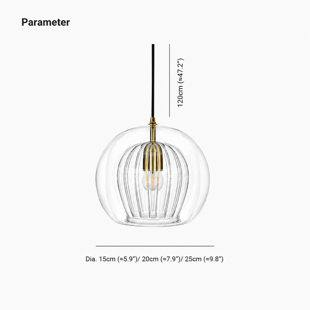June Glass Globe Light