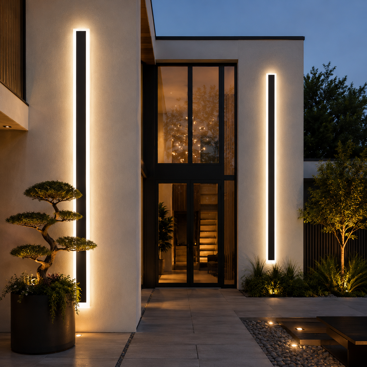 Gate Wall Light Minimalist Waterproof LED Outdoor Light