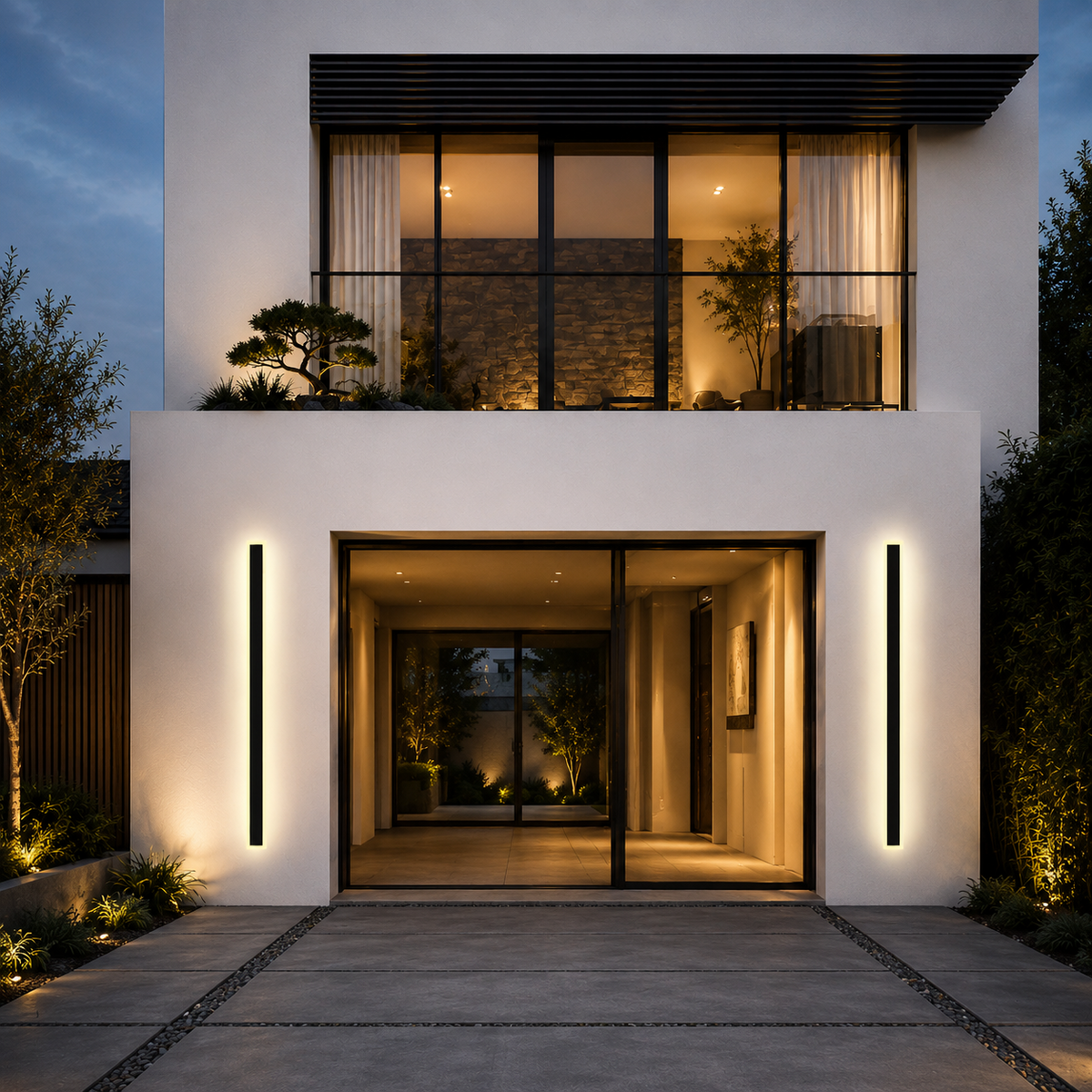 Gate Wall Light Minimalist Waterproof LED Outdoor Light